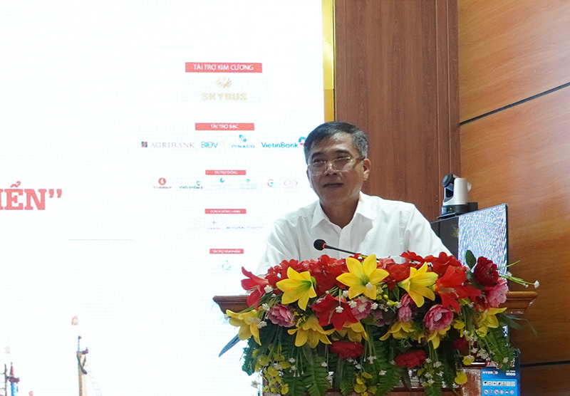 Đồng chí Phó Chủ tịch Thường trực UBND tỉnh Đoàn Ngọc Lâm, phát biểu tại chương trình.