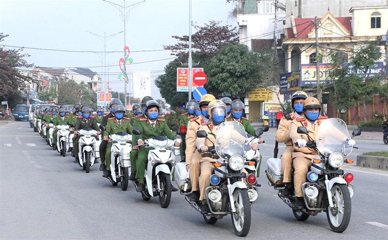 Mở đợt cao điểm trấn áp tội phạm dịp Tết Nguyên đán Giáp Thìn 2024