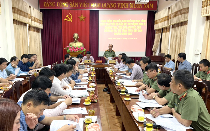 Quang cảnh buổi kiểm tra.