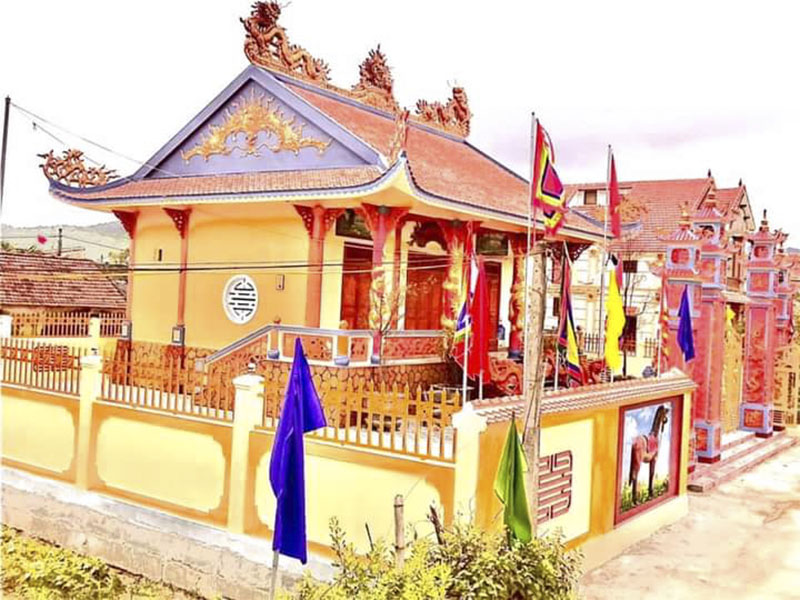Nhà thờ họ Mai làng Thọ Linh. 