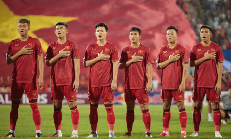 Tuyển U23 Việt Nam nằm ở Bảng D tại Vòng Chung kết U23 châu Á 2024. (Ảnh: Việt Anh/Vietnam+)