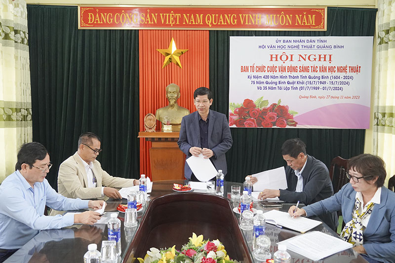 Đồng chí Hồ An Phong phát biểu chỉ đạo tại buổi làm việc