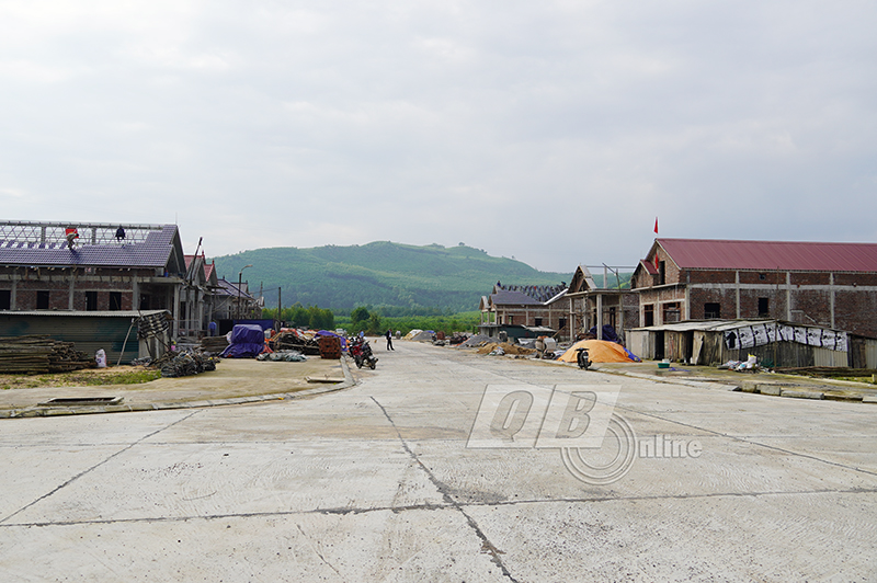 Toàn cảnh khu tái định cư xã Vạn Ninh, huyện Quảng Ninh.