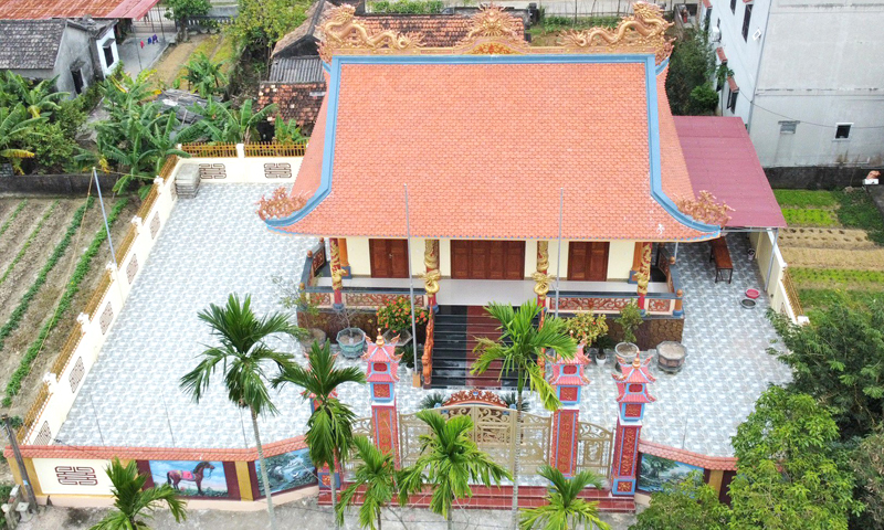 Nhà thờ họ Mai làng Thọ Linh.