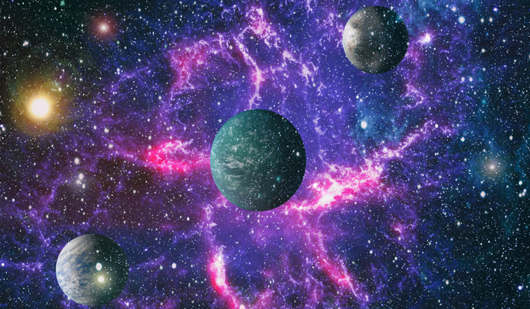 Các hành tinh, ngôi sao và thiên hà ngoài vũ trụ thể hiện vẻ đẹp của việc khám phá không gian. Ảnh: theweek.in