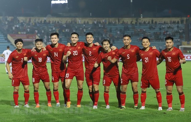 Các ngôi sao như Hoàng Đức, Duy Mạnh hay Văn Toàn đều góp mặt trong danh sách Đội tuyển Việt Nam chuẩn bị cho VCK Asian Cup 2023. (Ảnh: Việt Anh/Vietnam+)