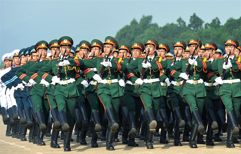 Sĩ quan trong Quân đội nhân dân Việt Nam.