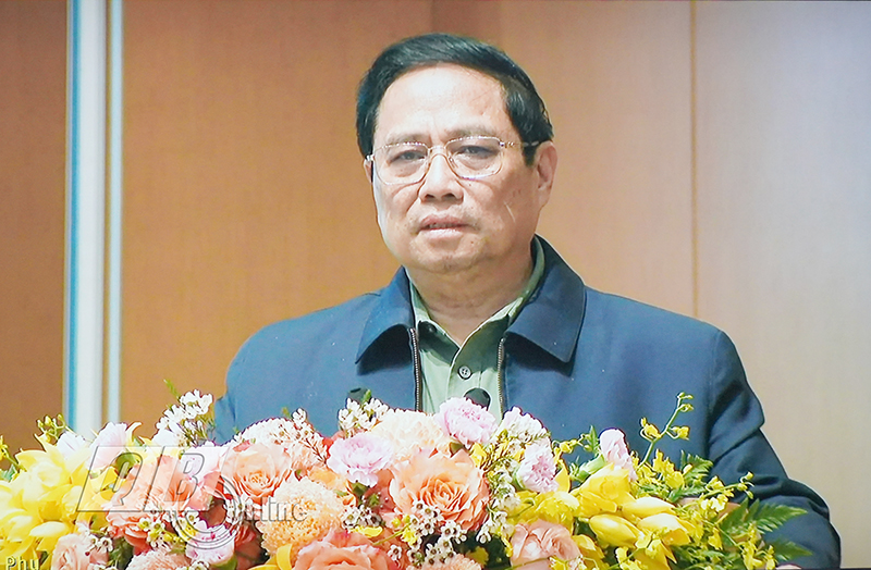 Thủ tướng Chính phủ Phạm Minh Chính phát biểu tại hội nghị.