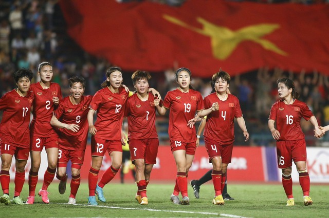 Ðội tuyển bóng đá nữ Việt Nam lập kỳ tích tám lần đoạt Huy chương vàng SEA Games, trong đó có bốn kỳ liên tiếp. (Ảnh TUẤN HỮU)