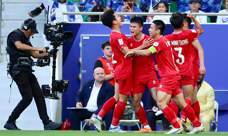 Đội tuyển Việt Nam đã mang lại những tín hiệu tích cực sau trận ra quân ở Asian Cup 2023. Ảnh: VFF