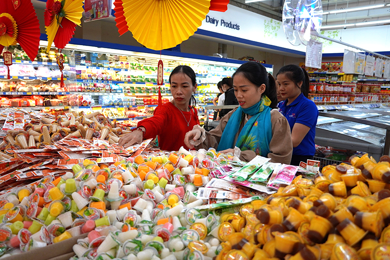 Hàng Việt chiếm 95% tại siêu thị Co.opmart Quảng Bình.
