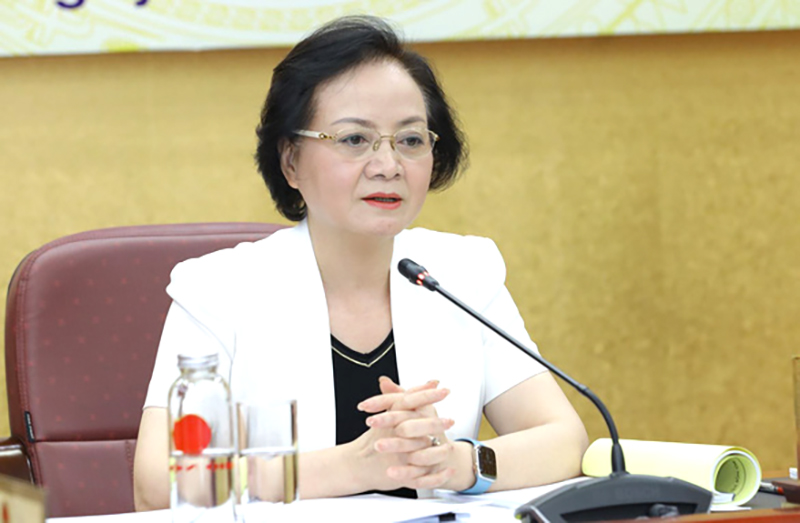 Bộ trưởng Bộ Nội vụ Phạm Thị Thanh Trà. 