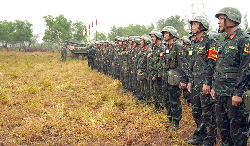 Quảng Bình hoàn thành xuất sắc diễn tập khu vực phòng thủ dân sự tỉnh. Ảnh: Ngọc Mai
