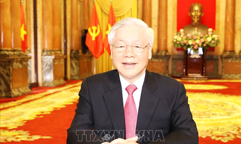  Tổng Bí thư Nguyễn Phú Trọng. Ảnh: Trí Dũng/TTXVN