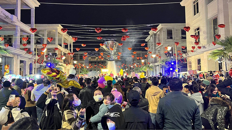 Lễ hội “Nhịp đập mùa xuân” tại Khu đô thị Bảo Ninh 1 hút khách.