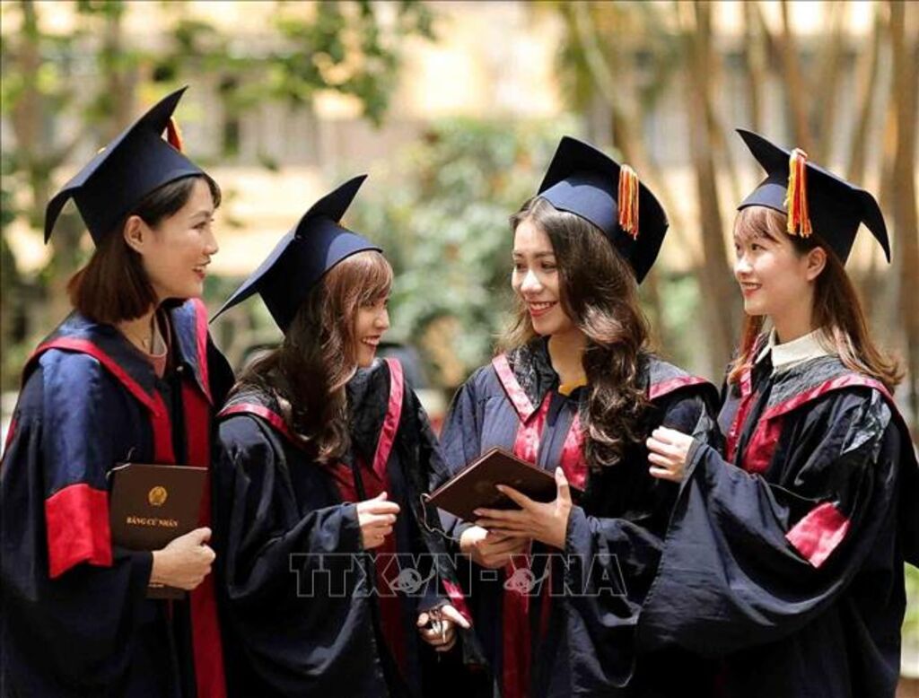 Sinh viên trường Đại học Quốc gia Hà Nội. Ảnh minh họa: TTXVN