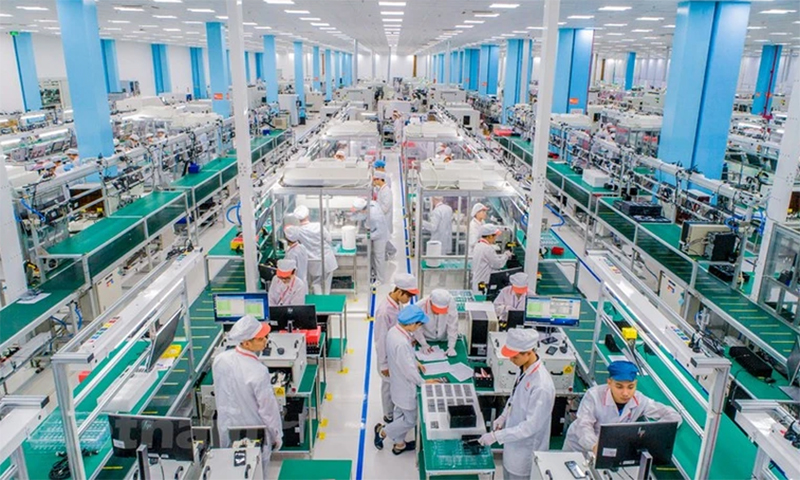 Đến năm 2045, Việt Nam sẽ trở thành mắt xích quan trọng trong chuỗi giá trị ngành công nghiệp bán dẫn toàn cầu. (Ảnh: Vietnam+)