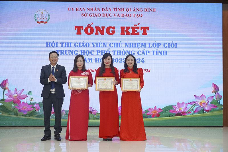 21 giáo viên đoạt giải tại hội thi giáo viên chủ nhiệm lớp giỏi bậc trung học phổ thông