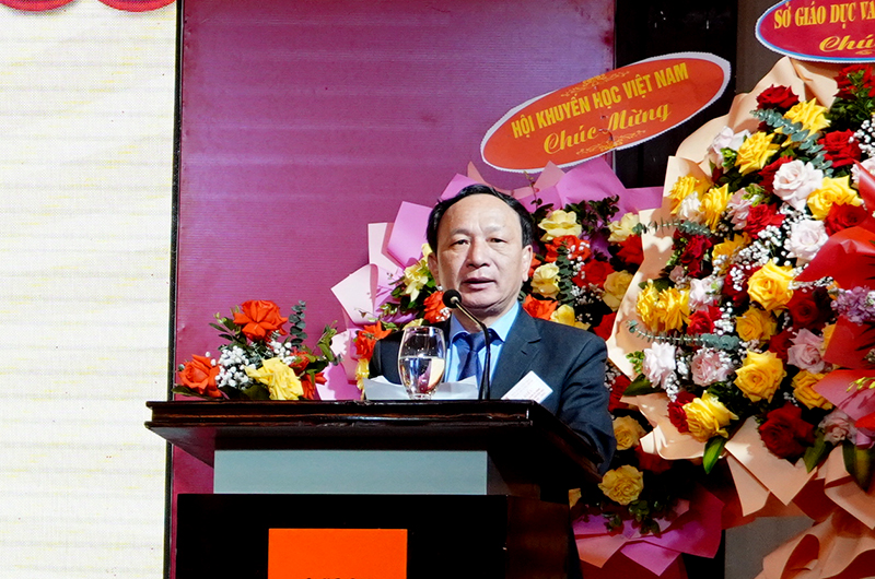 Đồng chí Phó Bí thư Thường trực Tỉnh ủy Trần Hải Châu phát biểu tại buổi lễ.