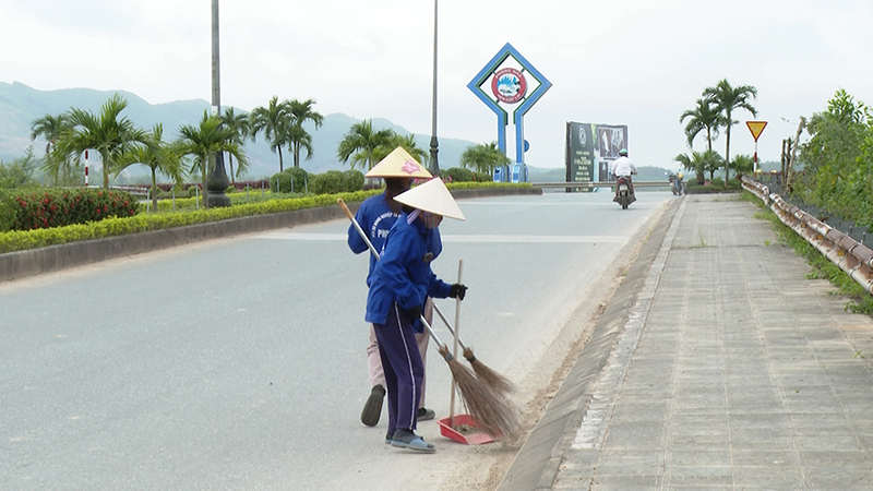 Công tác bảo đảm vệ sinh môi trường trên địa bàn thị trấn Phong Nha được HTX Dịch vụ nông nghiệp và môi trường đô thị Phong Nha chú trọng.