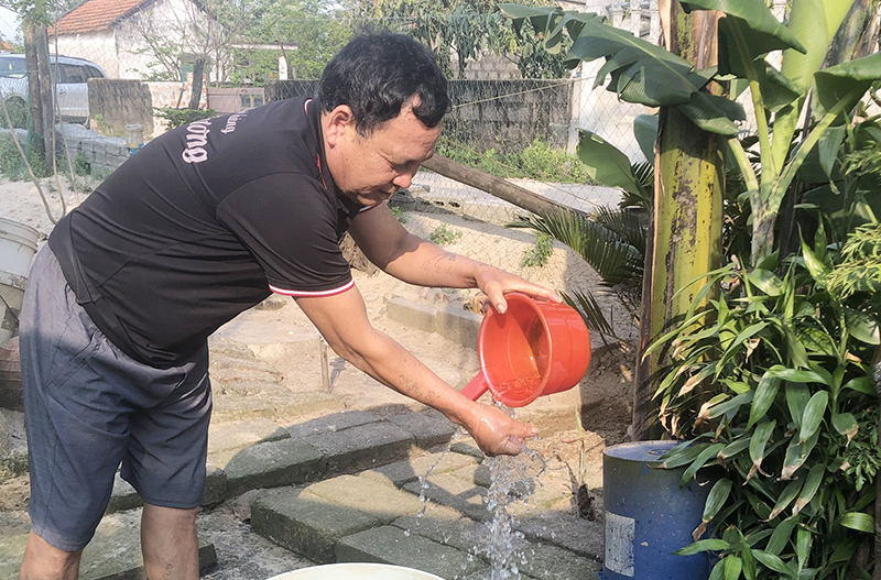 Hầu hết người dân khu vực nông thôn đã có nguồn nước hợp vệ sinh để phục vụ sinh hoạt.