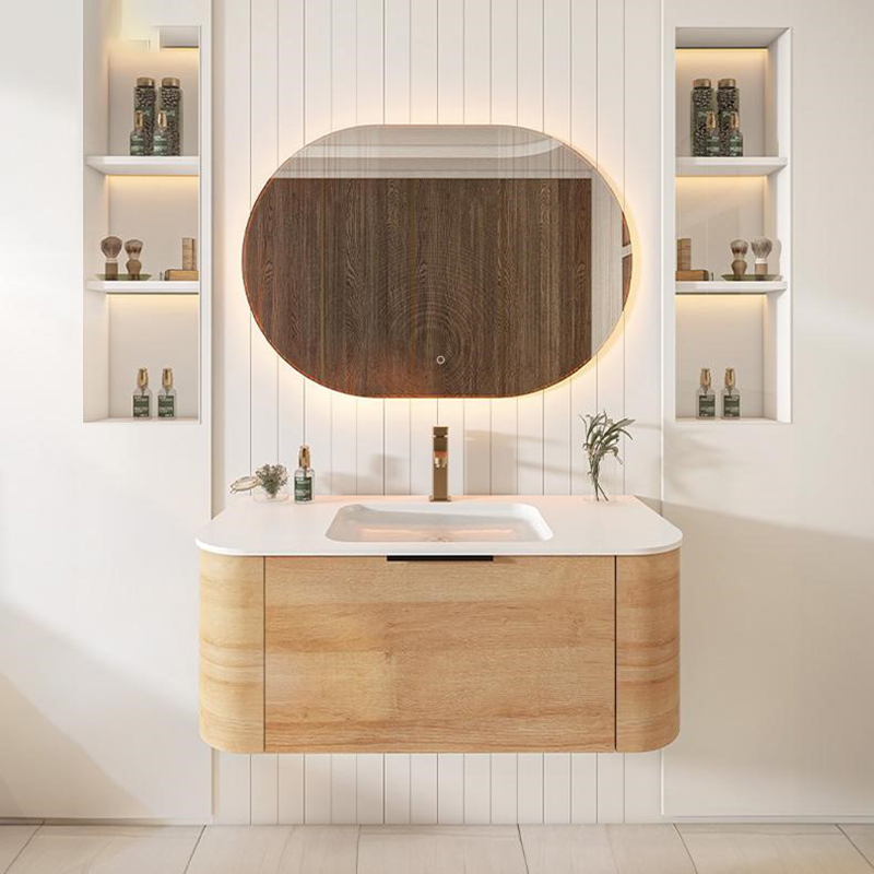 Nên mua tủ lavabo bằng gỗ hay bằng nhựa cho phòng tắm gia đình?