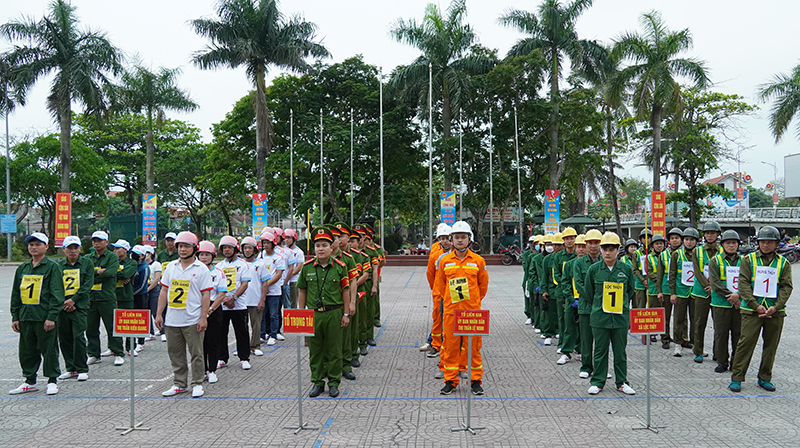 Các đội tham gia hội thi.