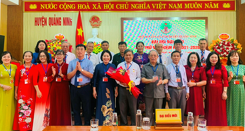 Ban Chấp hành Hội Người cao tuổi huyện Quảng Ninh khoá VI, nhiệm kỳ 2021-2026.
