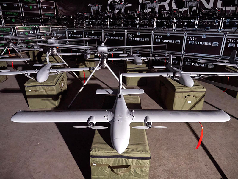 Các máy bay không người lái mới được chế tạo của Ukraine. Ảnh: Trung tâm Thông tin quân sự Ukraine