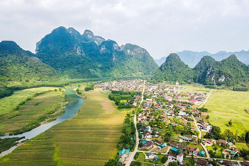 Làng Tân Hóa được công nhận là làng du lịch tốt nhất thế giới. Ảnh: Oxalis