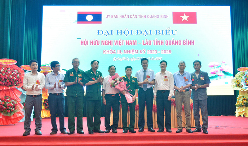 Ban Chấp hành Hội hữu nghị Việt Nam-Lào tỉnh khóa III, nhiệm kỳ 2023-2028.