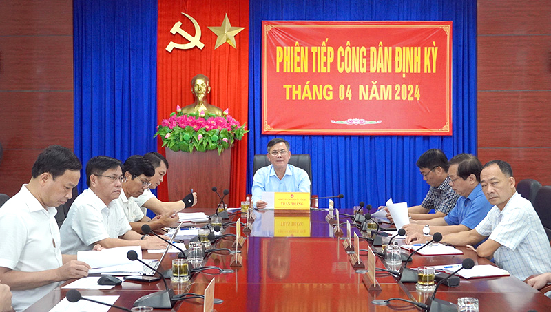Thông báo lịch tiếp công dân định kỳ phiên tháng 5/2024
