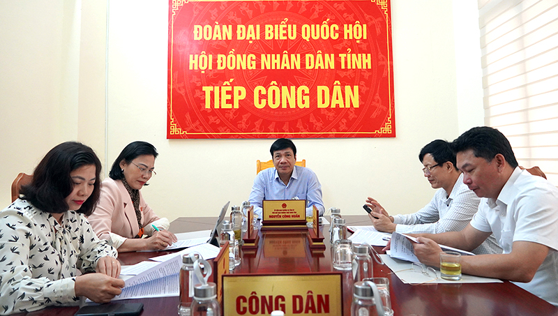 Buổi tiếp công dân định kỳ tại Trụ sở Tiếp công dân tỉnh Quảng Bình. 