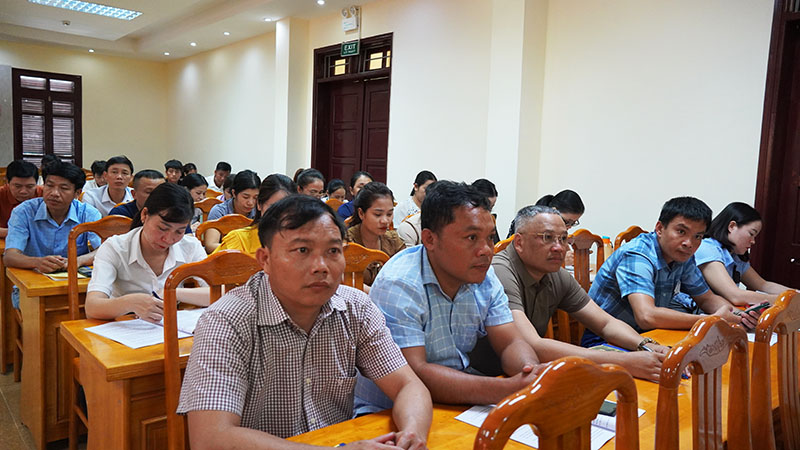 Các học viên tham gia tập huấn.