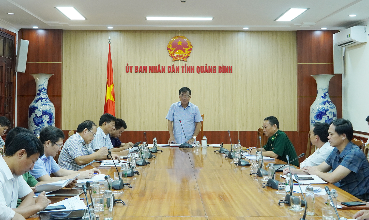 Đồng chí Phó Chủ tịch Thường trực UBND tỉnh Đoàn Ngọc Lâm kết luận buổi làm việc.