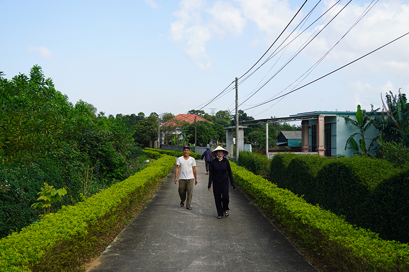 Thôn Xuân Lai, xã Mai Thủy (Lệ Thủy) là một điển hình trong phong trào thi đua xây dựng nông thôn mới.