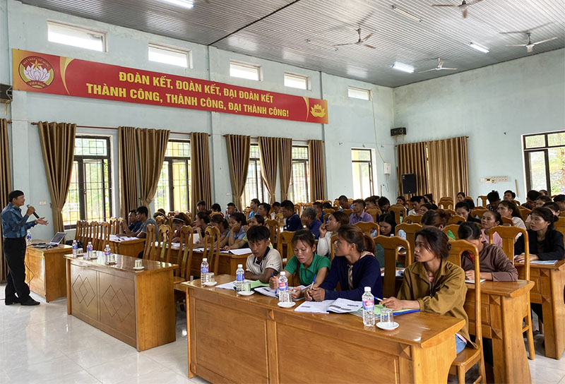 Quang cảnh lớp tập huấn.
