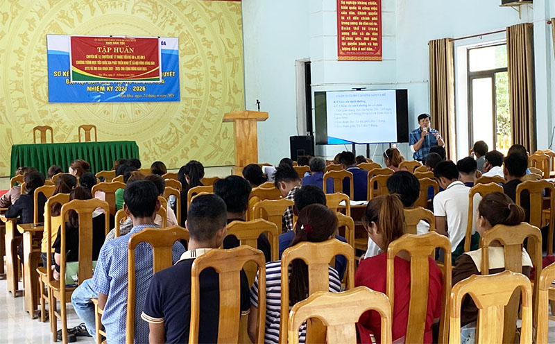  Lớp tập huấn chú trọng lý thuyết và thực hành, lấy người học làm trung tâm.