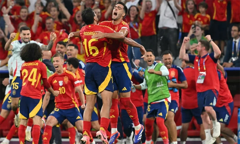 Đội tuyển Tây Ban Nha làm điều chưa từng có trong lịch sử EURO