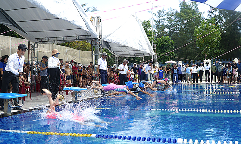 173 vận động viên tham gia giải vô địch bơi thanh thiếu nhi 2024
