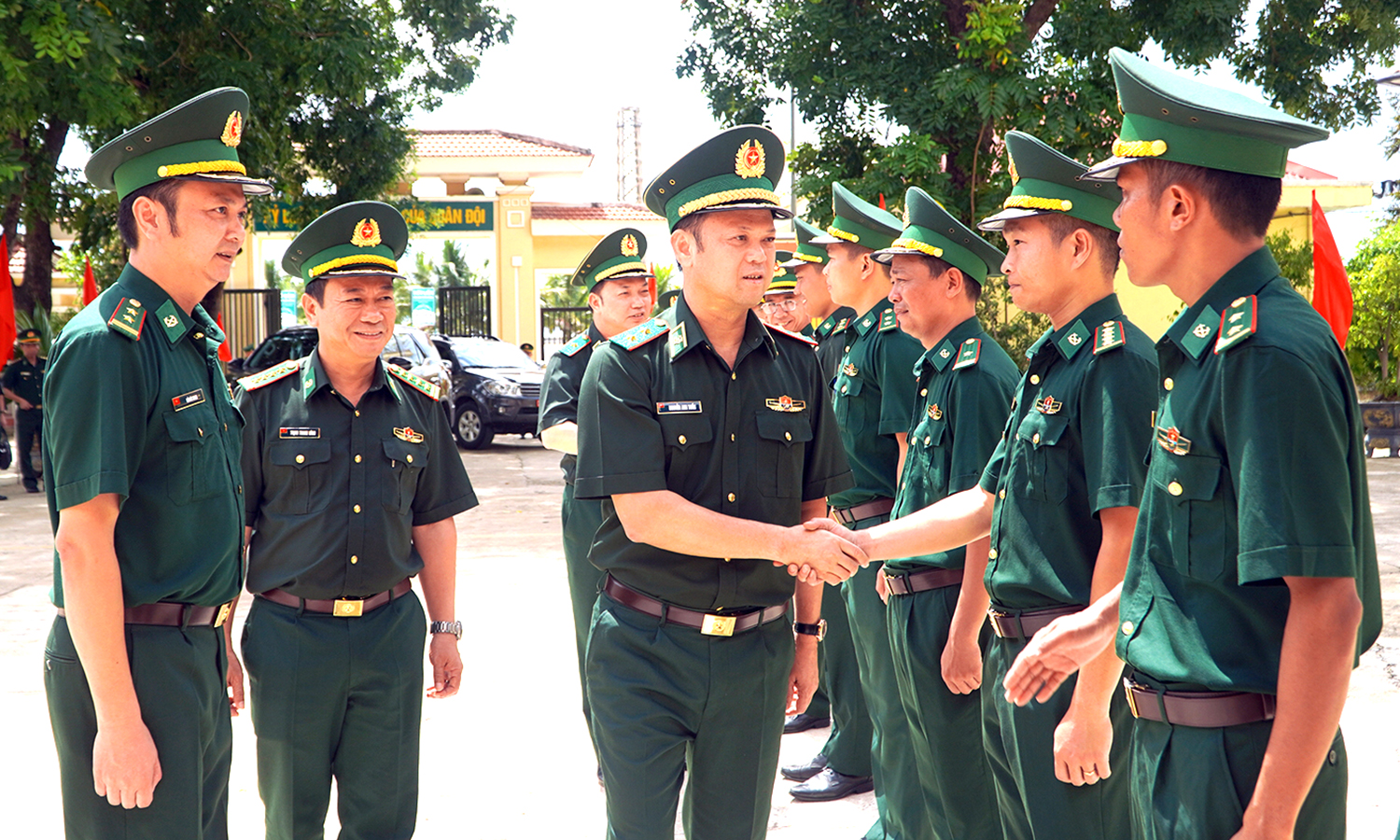 Đồng chí Trung tướng Nguyễn Anh Tuấn, Chính ủy Bộ đội Biên phòng thăm và làm việc tại Quảng Bình