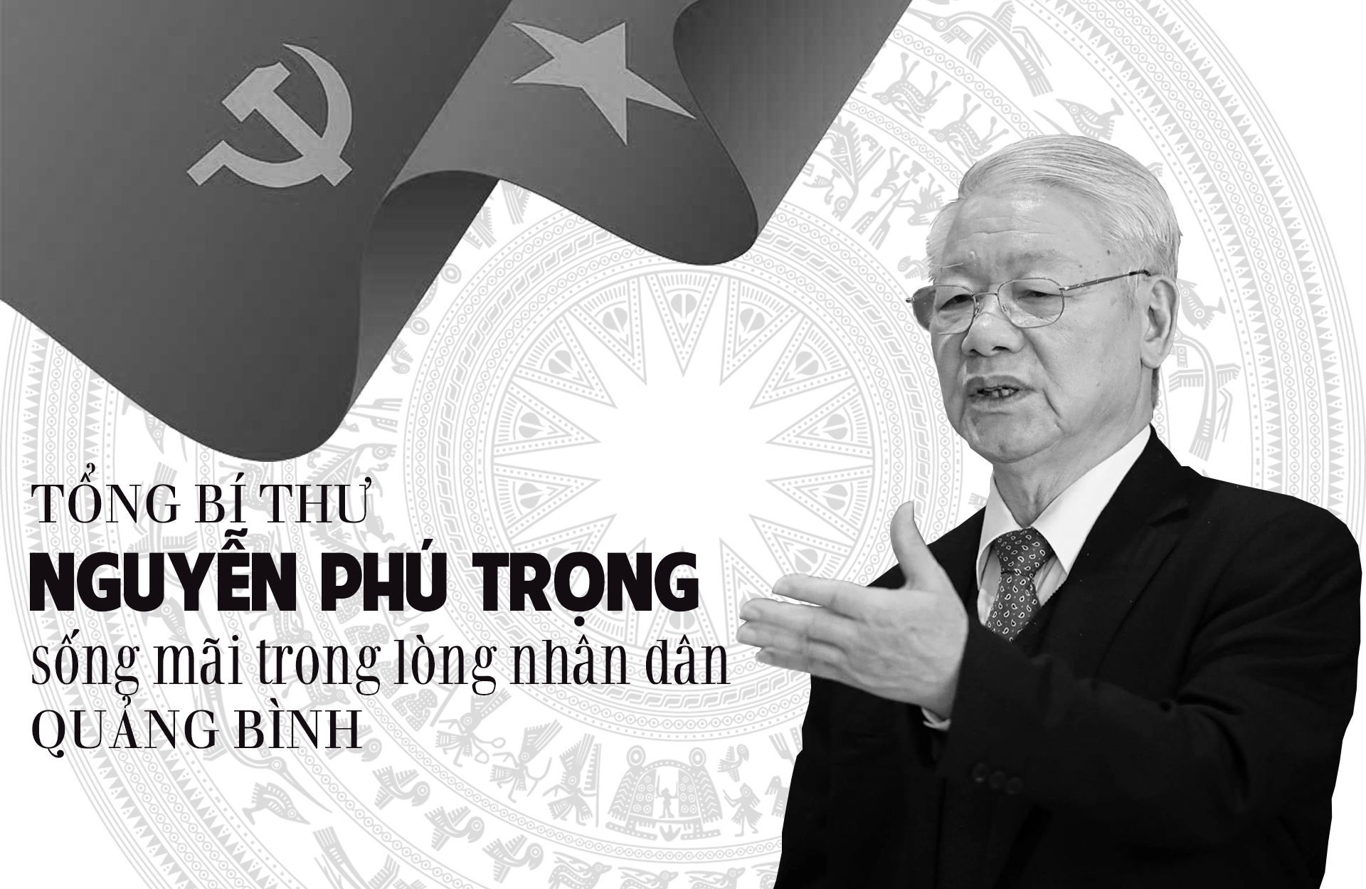 Tổng Bí thư Nguyễn Phú Trọng sống mãi trong lòng nhân dân Quảng Bình
