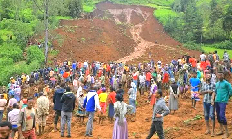 Ít nhất 55 người bị thiệt mạng trong vụ lở đất ở Ethiopia
