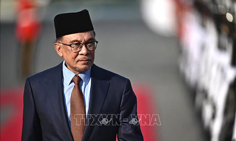 Thủ tướng Malaysia Anwar Ibrahim. Ảnh: AFP/TTXVN