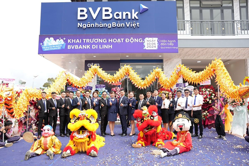 Khai trương Ngân hàng Bản Việt (BV Bank) chi nhánh Di Linh