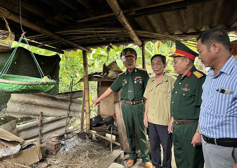 Ngôi nhà hiện đã xuống cấp. 