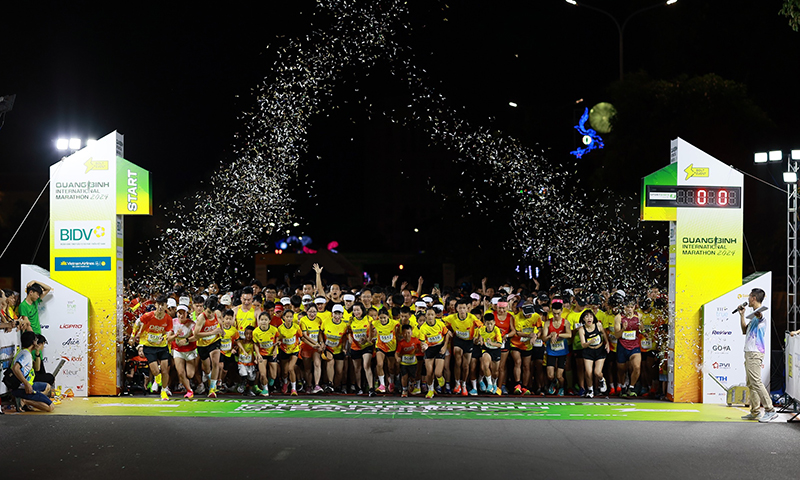 Quang Binh International Marathon 2024 thu hút hơn 3.000 vận động viên tham gia.