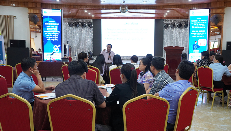 Tập huấn kiến thức, kỹ năng về bình đẳng giới