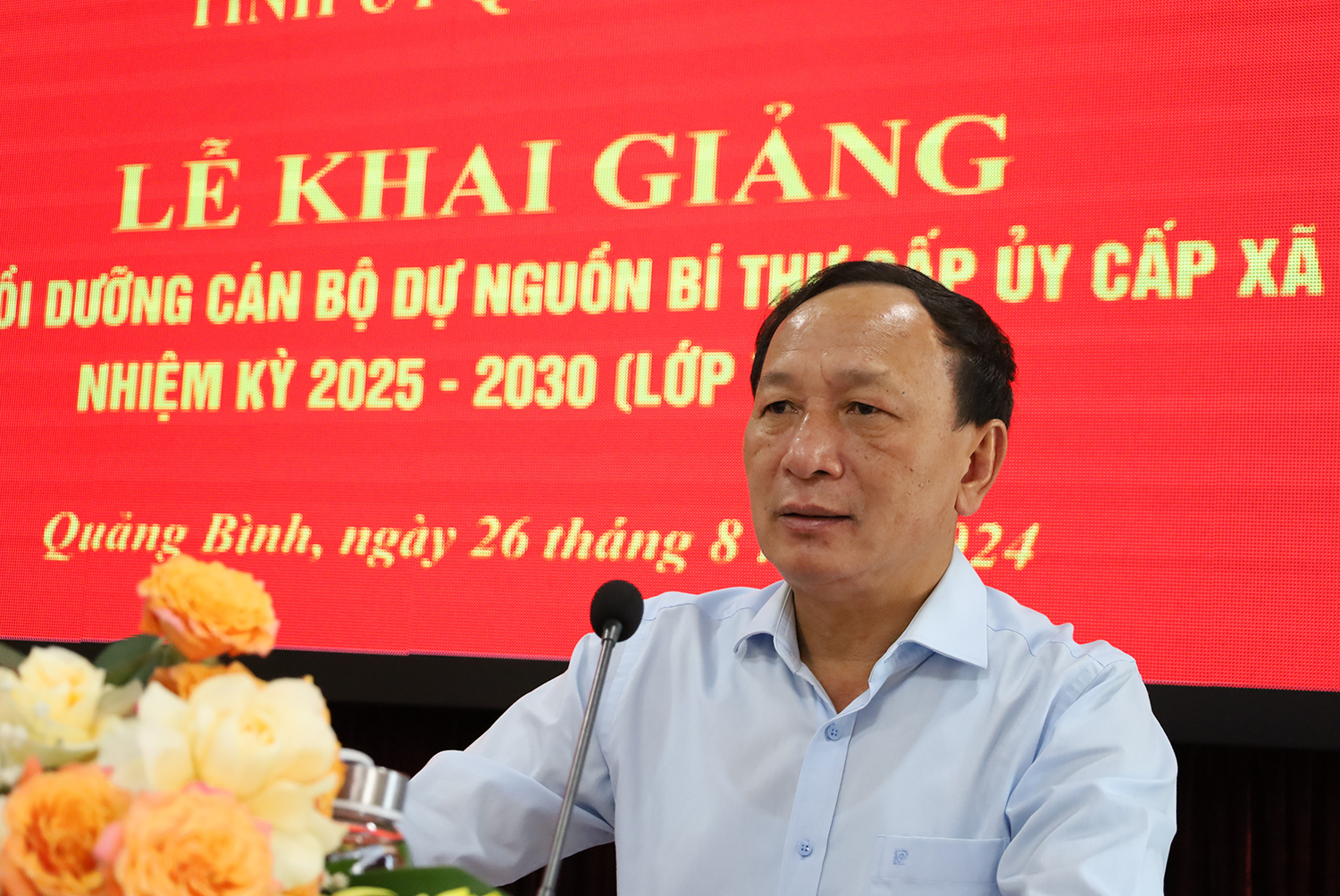 Khai giảng lớp bồi dưỡng cán bộ dự nguồn bí thư cấp ủy cấp xã (lớp thứ 2)