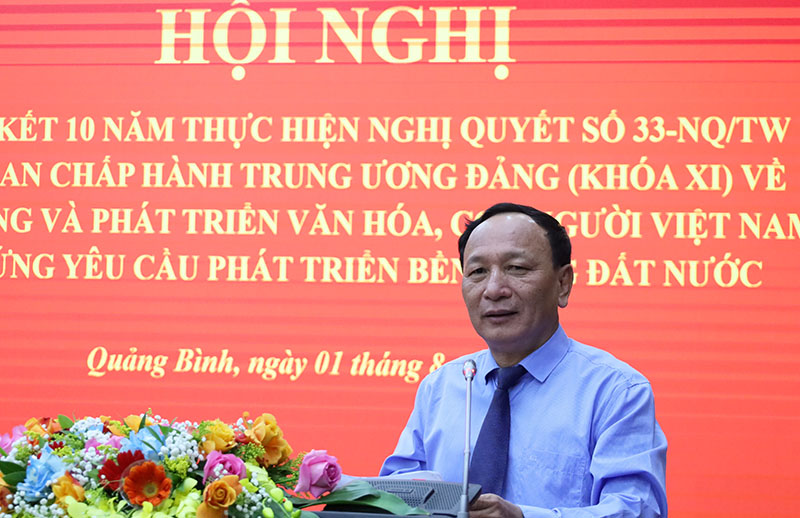 Đồng chí Phó Bí thư Thường trực Tỉnh ủy Trần Hải Châu phát biểu kết luận tại hội nghị.
